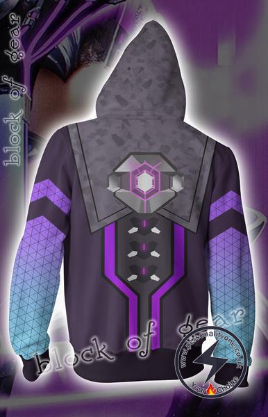 Overwatch Sombra Zip Up Hoodie Jacket